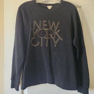 J. Crew Factory "NEW YORK CITY" Sweatshirt
